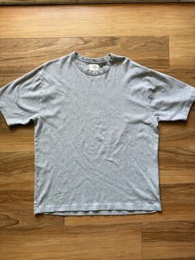P&Co Originals Soft Gray 10% Organic Cotton T Shirt XXL Minimalist Logo